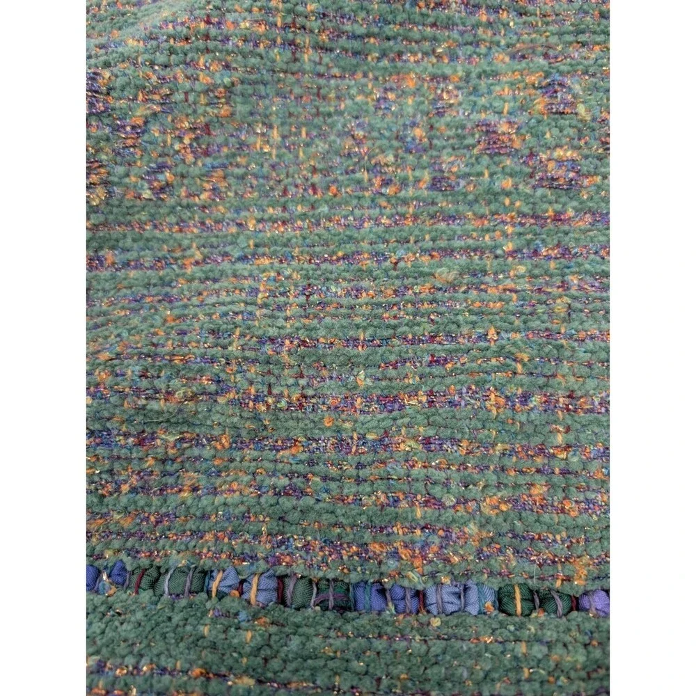 Gretel Underwood Handwoven Serape Stripe Throw Size 23